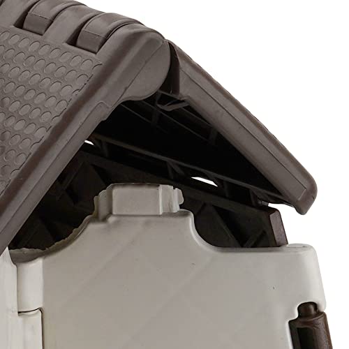 Primelife Plastic 18 Inch Folding Step Stool,Super Strong Foldable Stool for Adults & Kids, Portable Plastic Step Stool, Non Slip Folding Stools for Kitchen, Bathroom, Bedroom, Office (Brown - White) - Image 4