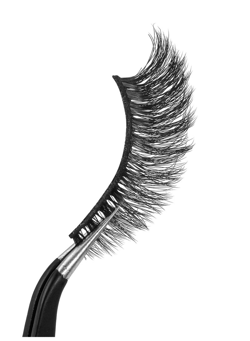 MAGEFY Half  Lashes False Eyelashes Cat Eyes Wispy Natural Faux Mink Lashes 20 Pairs Pack Light Volume Short Fake Eye Lashes Multipack - Image 3