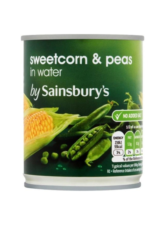 Sweetcorn & Peas, In Water - 198g, Hungary