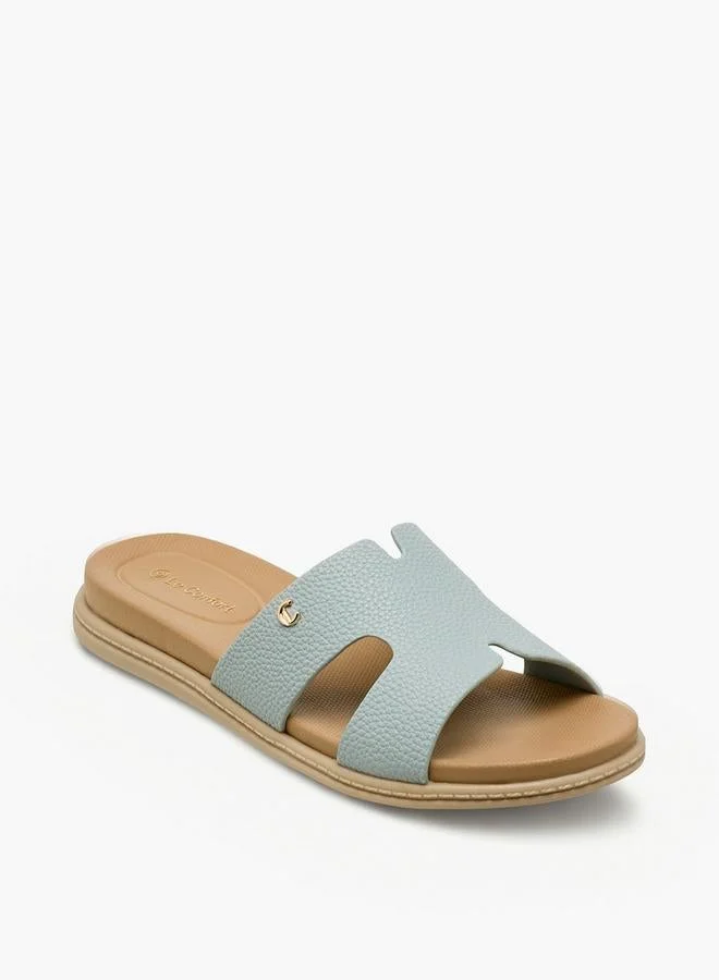 Le Confort BLUE Women Solid Slide Sandals for Women | Best Price UAE