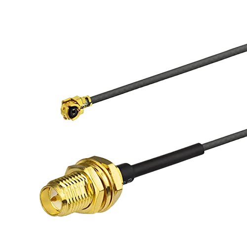 Eightwood Dual Band Small WiFi Antenna 2.4GHz 5GHz RP-SMA Male Antenna with RP-SMA Female Cable 6in for Mini PCIe Network Card - Image 4