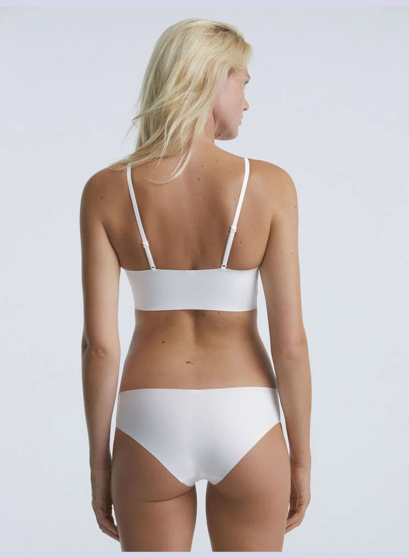 oysho Invisible laser-cut microfibre hipster briefs