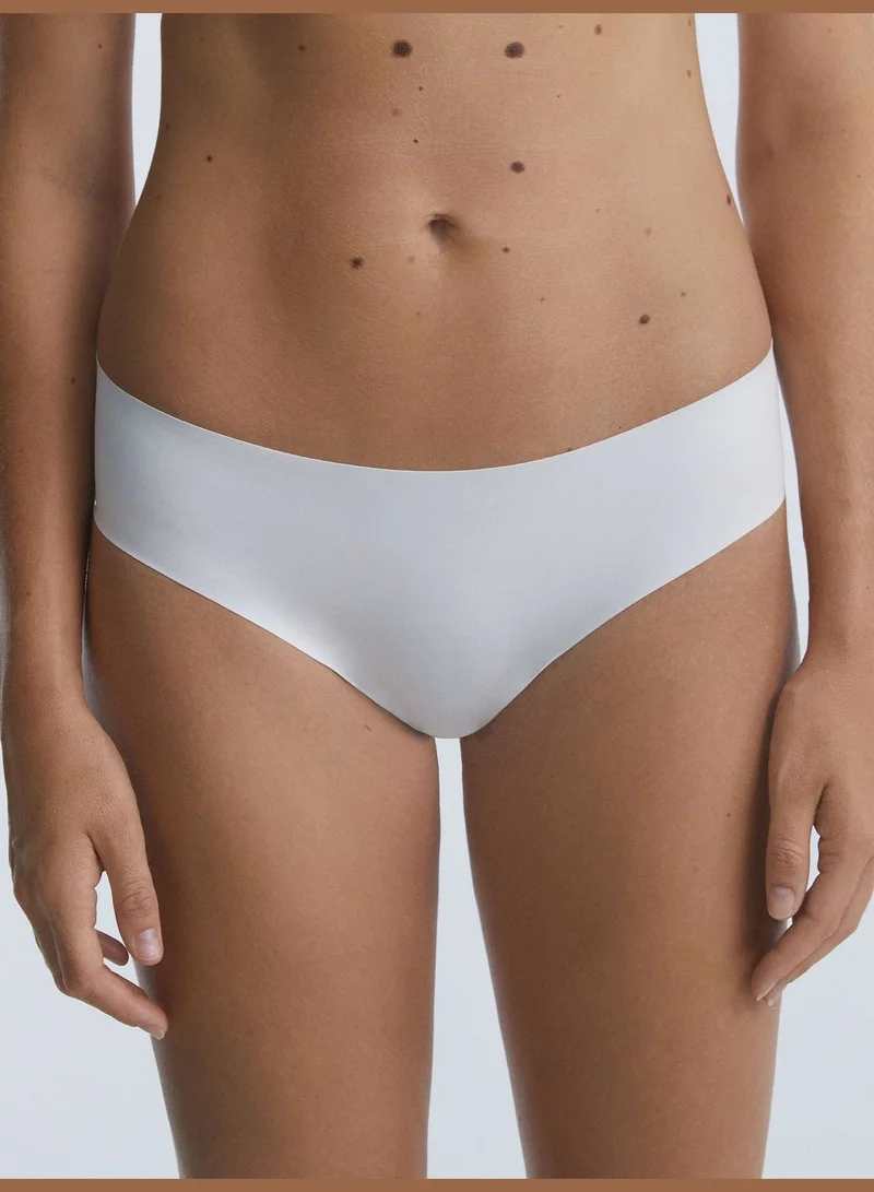 oysho Invisible laser-cut microfibre hipster briefs
