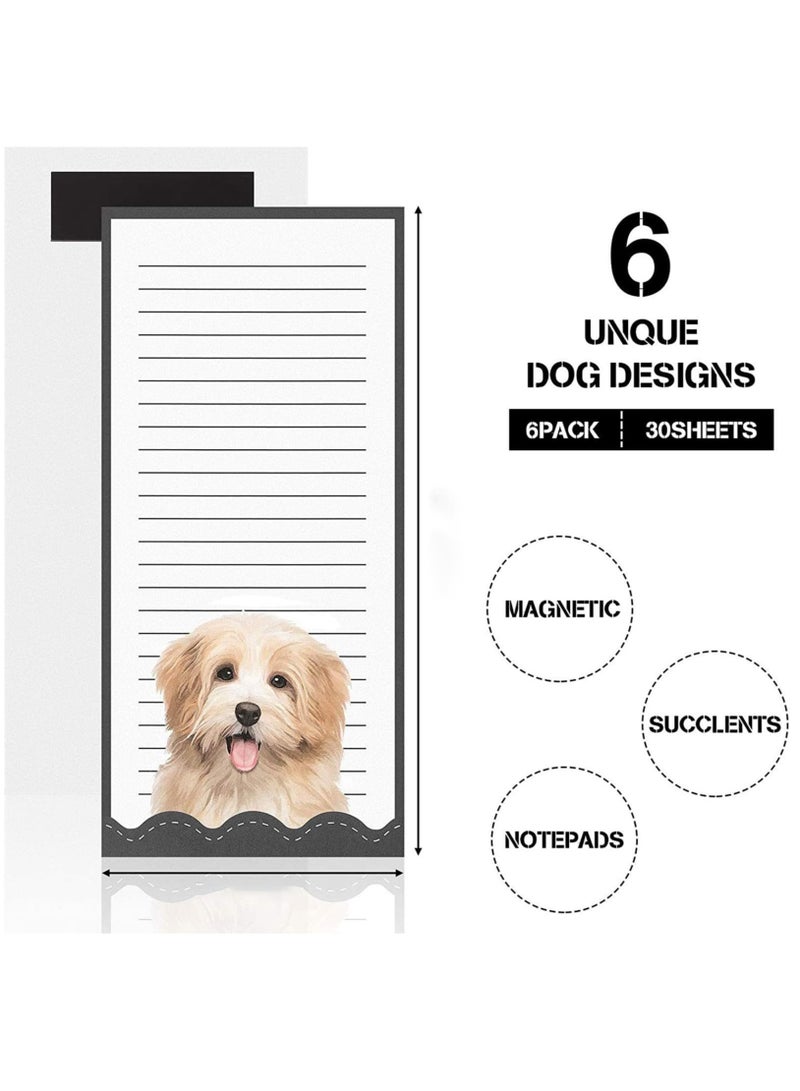 Zikra 6-Pack Magnetic Notepads for Refrigerator - Grocery Lists & To-Do Notes, Featuring 6 Unique Animal Designs, Perfect for Kitchen Organization and Daily Reminders. - Image 2