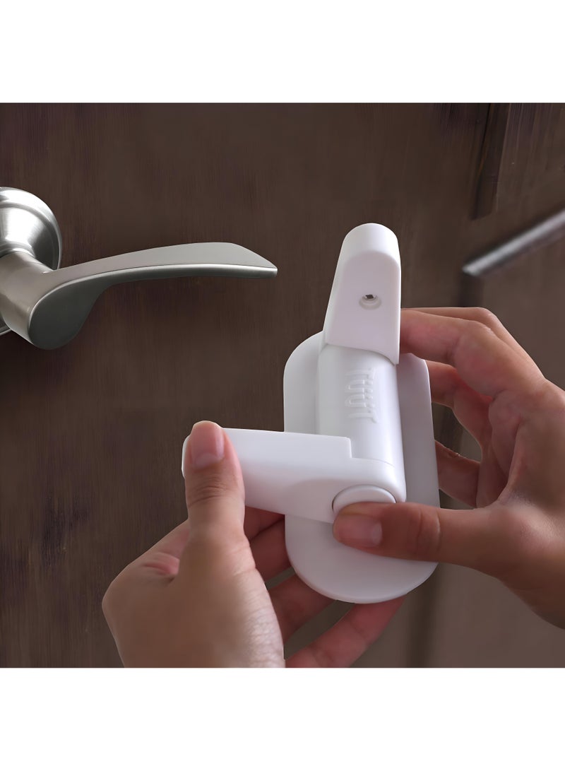 Toddler Safety Door Lever Lock: Effective Child-Proof Door Handle Locks And Latches Featuring 3M Adhesive For Maximum Security And Peace Of Mind For Parents - Image 3