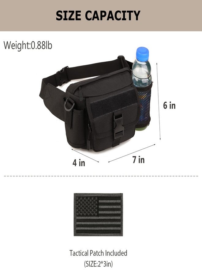 SunForMorning Tactical Fanny Pack for Men, Military Running Waist Bag - Image 2