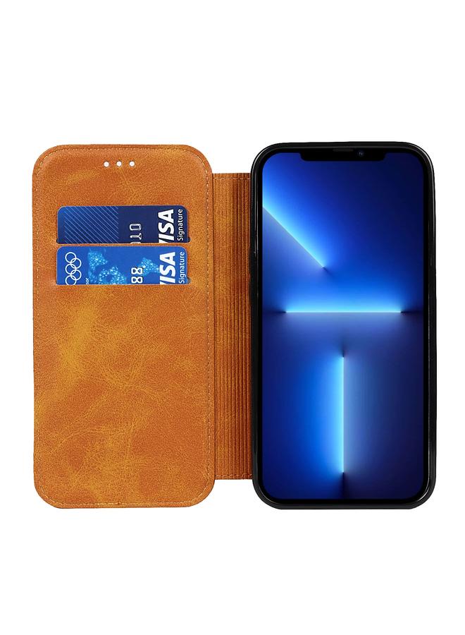 Zaboon Case For iPhone 13 Pro Max Strong Magnetic Closure PU + TPU Leather Case with Card Slots & Holder - Image 4