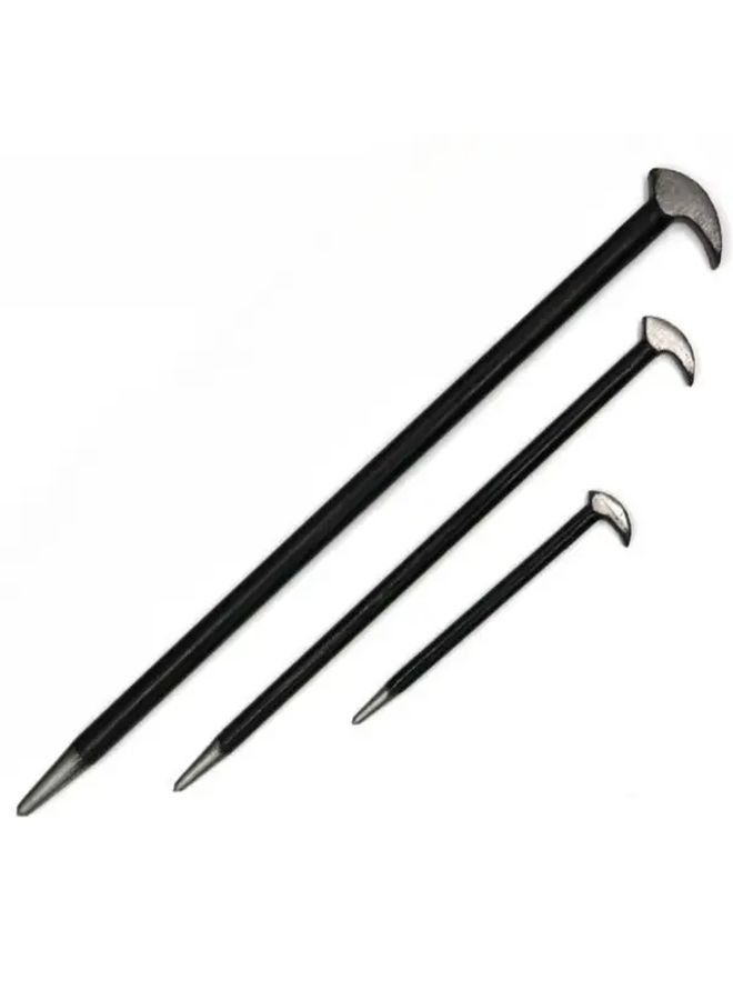 3pcs ProMaster Heat Treated Nail Puller Pry Bars Set 16 12 6 Inches No Power Needed - Image 4