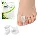 Welnove Upgraded Gel Toe Separators 8Pack Aloe Vera Extract Infused Silicone Toe Spacers for Straightening Overlapping Toes Calluses Bunion Corrector for Men and Women Large Clear - Image 2