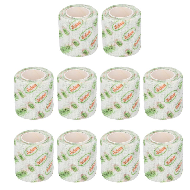 Self Adhesive Bandage Wrap 5cm 10 Rolls Cohesive Elastic Vet Bandage for Dogs Horses Pets Wrist Ankle Sprains - Image 2