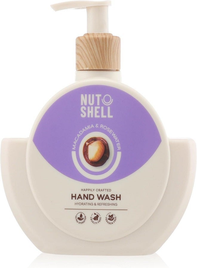 Nutshell Hand Wash Macadamia & Rose Water -375 Ml - Image 1