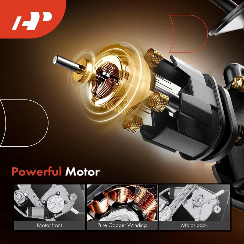 A-Premium Front Driver Side Power Window Regulator with 2-Pin Motor for Chrysler 300, Dodge Charger, and Magnum - Image 4