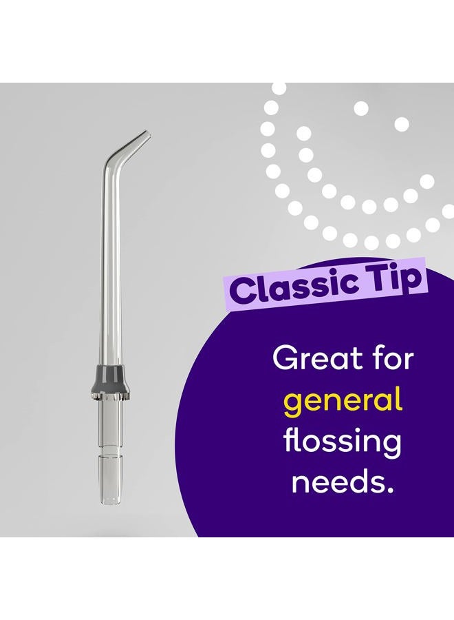 BURST Electric Water Flosser Replacement Tips (Classic/2 Pack) | for Fresh Breath & Healthy Gums | Plaque Removal Between Teeth, Braces & Dental Work - Image 3