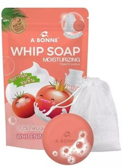 A Bonne' Whip Soap Moisturizing Tomato And Milk 100 g  - Image 1