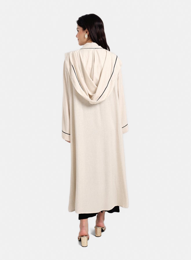 Carina Beige Crescent & Stars Kimono  - Image 4