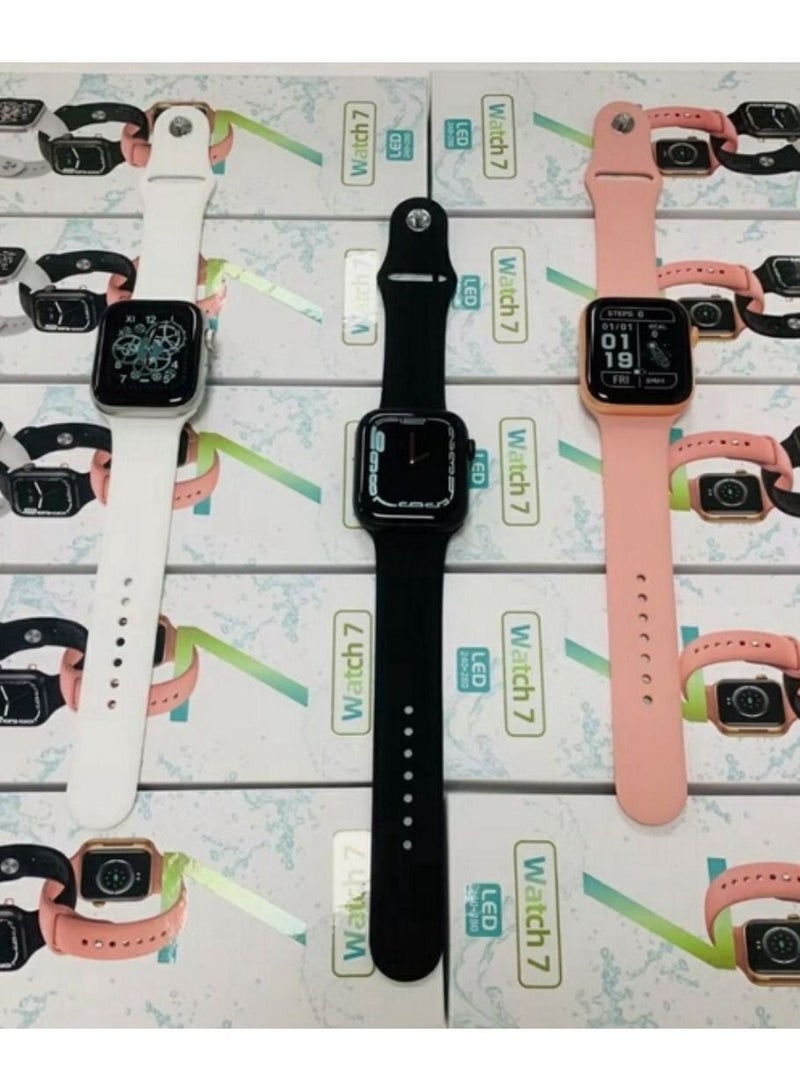 Z36s Watch7 Smartwatch With Bluetooth Calling And Replaceable Strap Black
