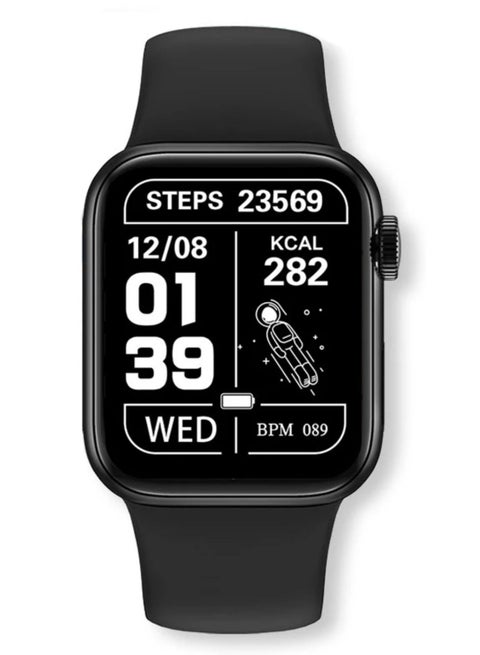 Z36s Watch7 Smartwatch With Bluetooth Calling And Replaceable Strap Black