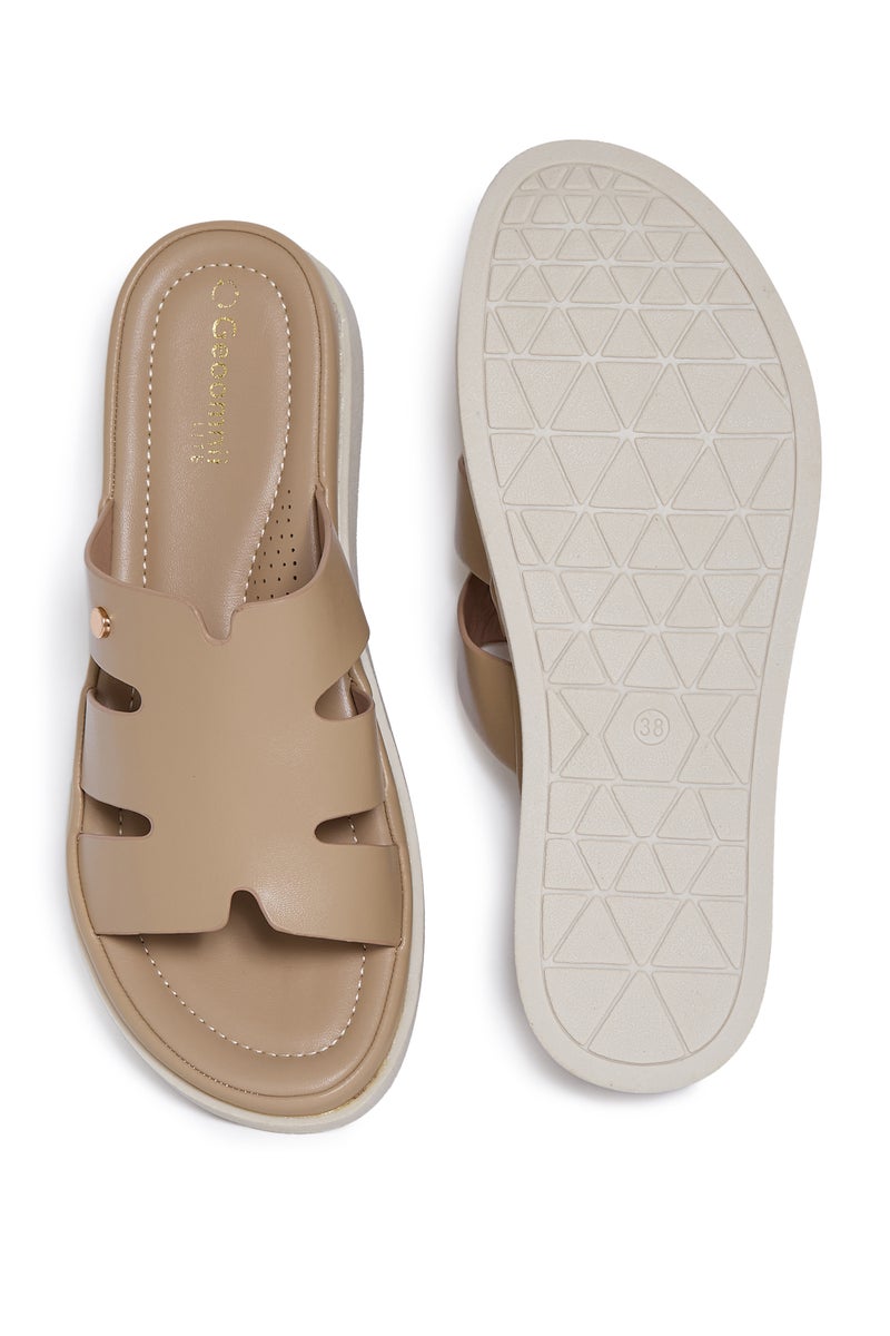 Geoomnii Comfort Slide Sandals for Women – Cushioned Slip-On Casual Sandals for Daily Wear, Home, Travel & Walking - Image 5
