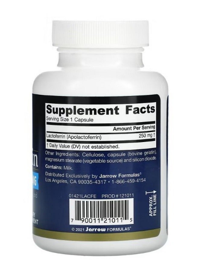jarrow formulas Lactoferrin Freeze Dried 250 mg 60 Capsules - Image 2