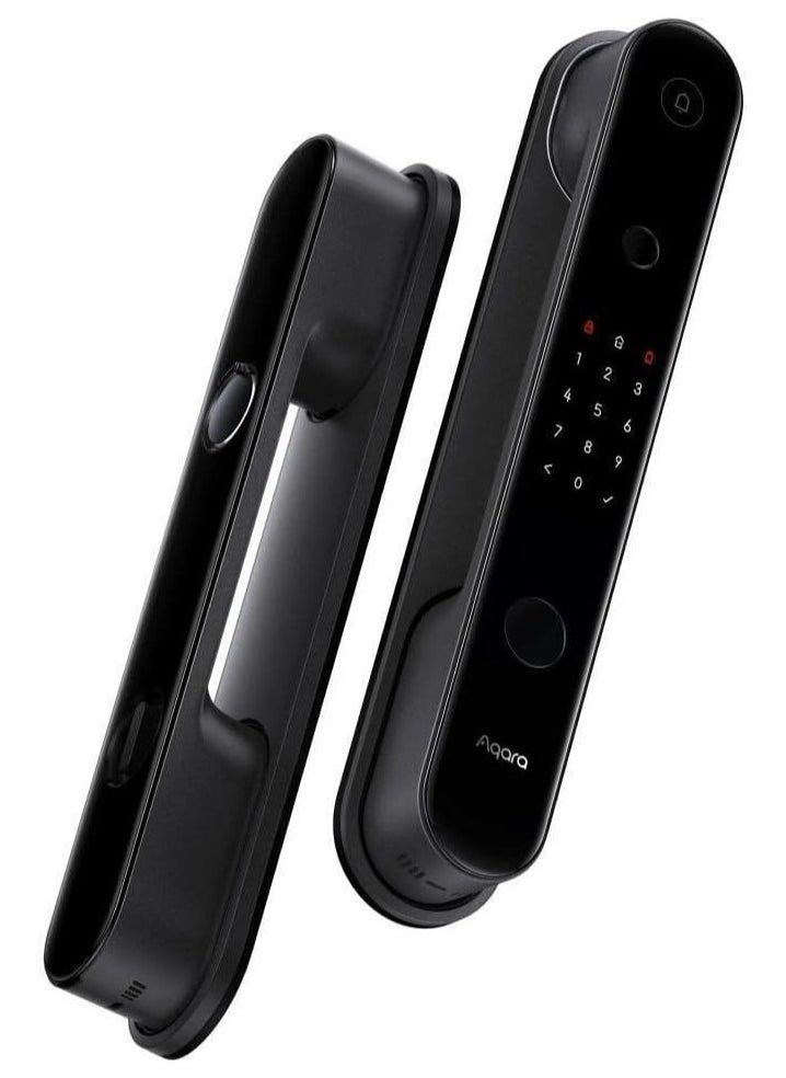 Aqara - Aqara Smart Door Lock D100 Zigbee Edition with HomeKit Black - Image 1