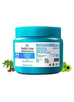 Vedicline Soft Heel Cream Nourish Rough And Cracked Heel With Neem Seed Oil Clove Leaf Oil And Menthol Keeps Skin Hydrated Supple And Brighter 400Ml  - Image 3