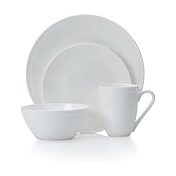 Mikasa 5224192 Loria 16-Piece Dinnerware Set, Service for 4