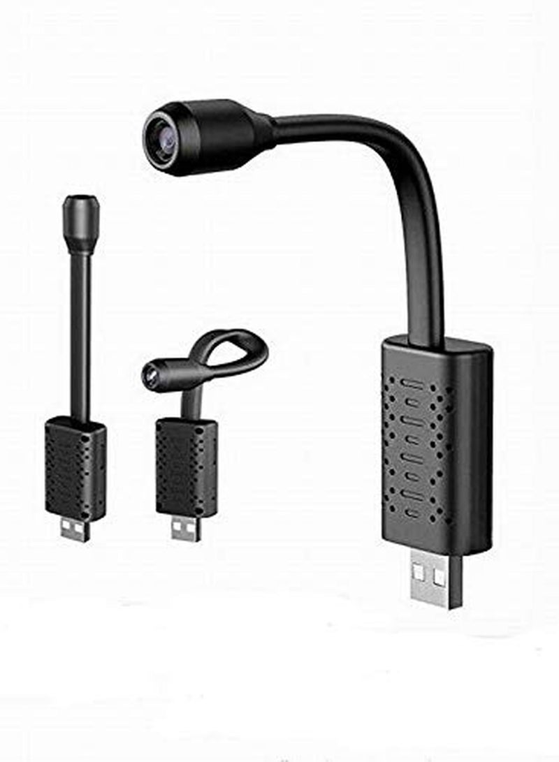 Rabos Full HD 4K 1080P USB Wifi Mini Camera WiFi Camera Wireless USB Plug Small Security Camera 1080P HD Motion Detection Monitor for Home Office - Image 1
