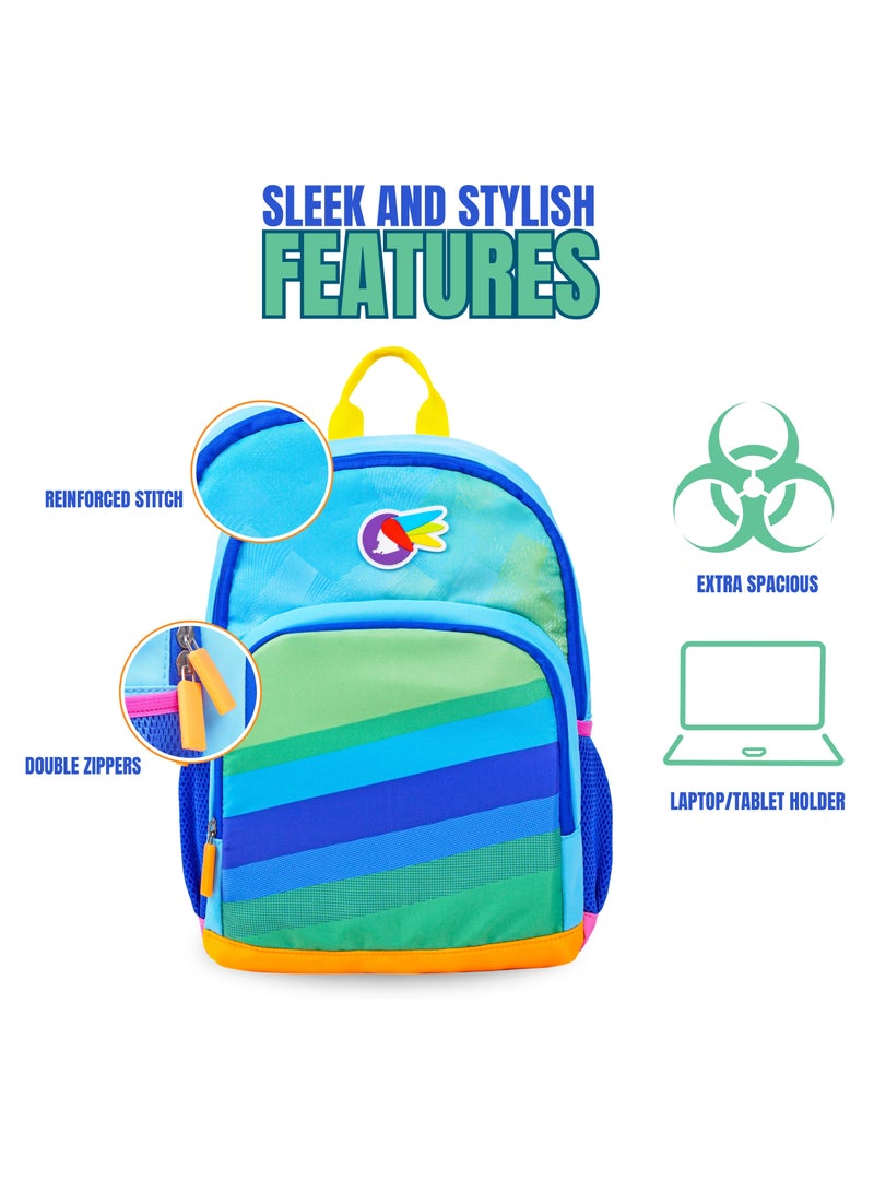 Trucare Motto Strokes 14-Inch School Backpack School Bag - Image 4