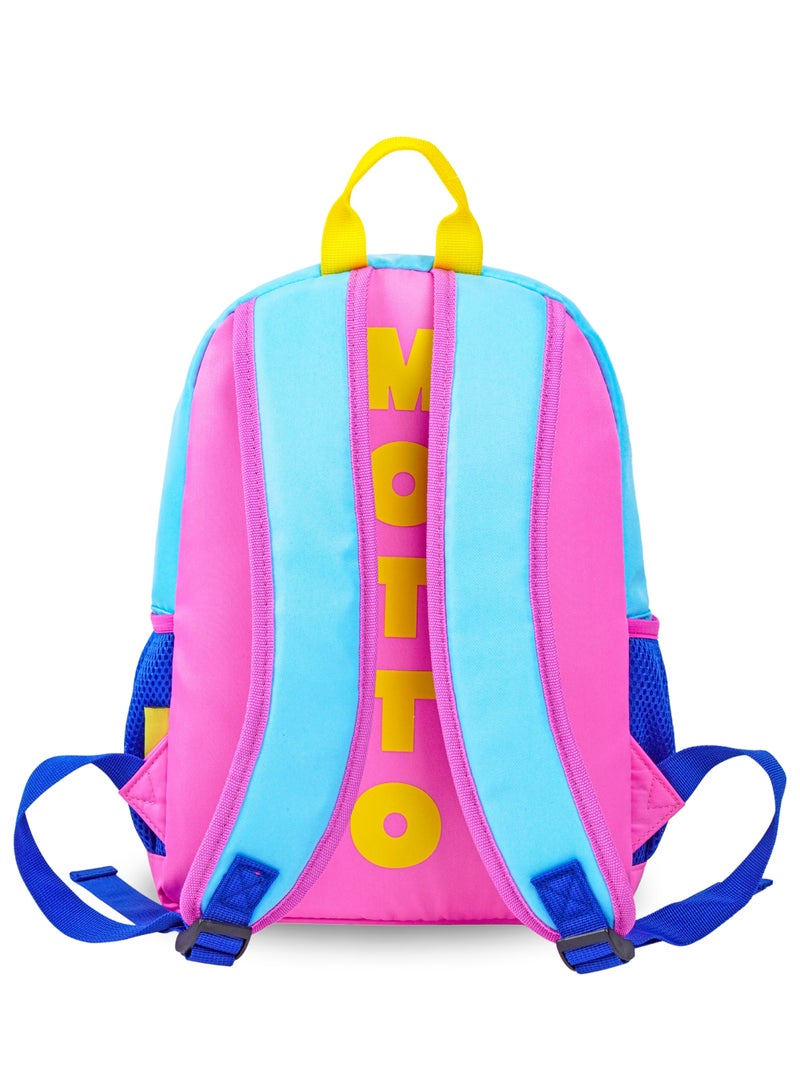 Trucare Motto Strokes 14-Inch School Backpack School Bag - Image 3
