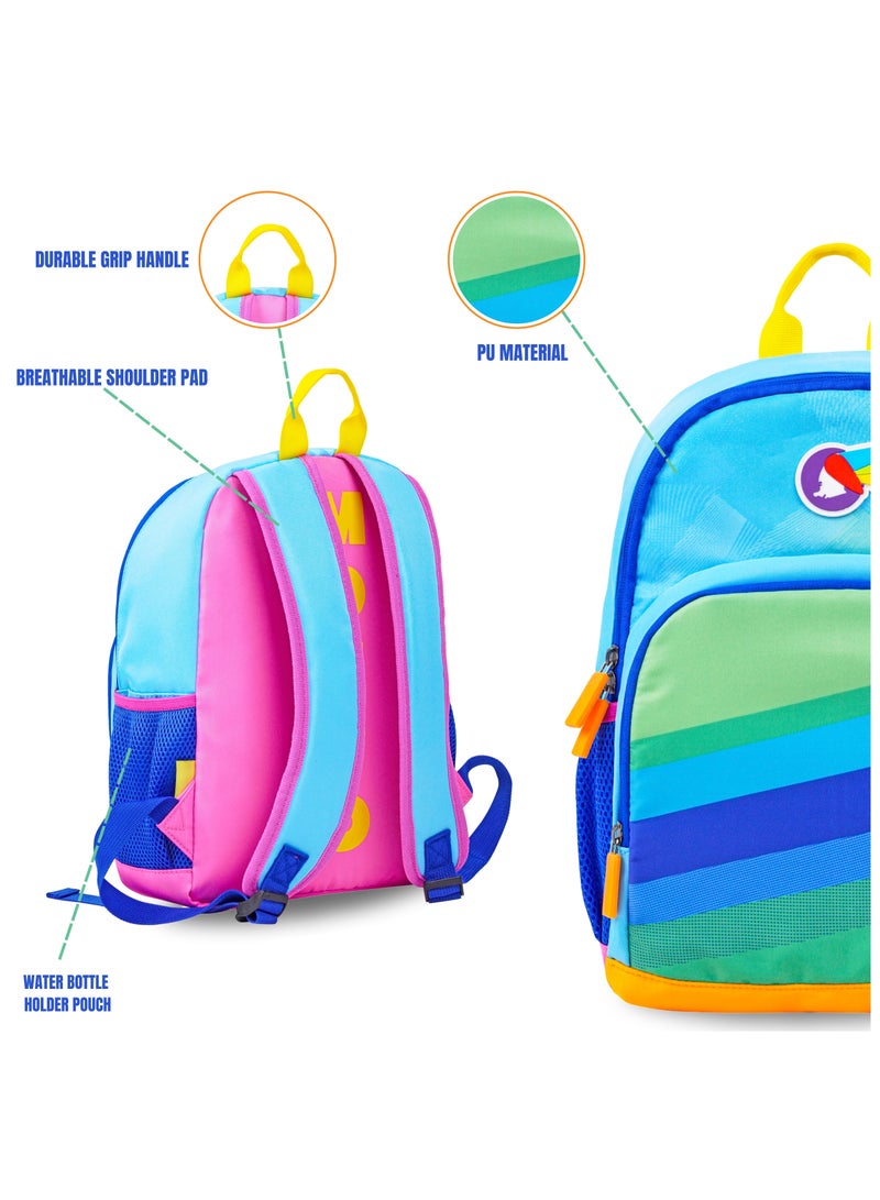 Trucare Motto Strokes 14-Inch School Backpack School Bag - Image 5