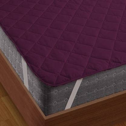 Rajasthan Crafts Premium Hotel Quality King Size Double Bed Waterproof Mattress Protector Smooth Air Fabric Fits Up 8-12 Inch Deep Pocket Breathable Noiseless Cover and Washable (Purple, 72x78 Inch) - Image 3