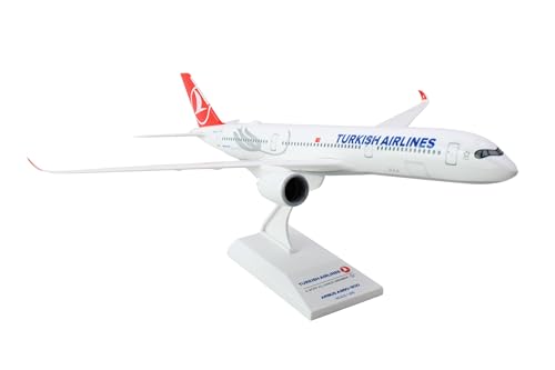 Daron SkyMarks Turkish Airlines Airbus A350-900 1/200 Scale Snap-Fit Display Model TC-LGJ – Officially Licensed Collectible for Ages 14+ - Image 1