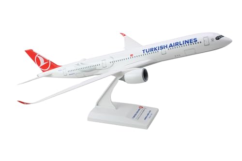 Daron SkyMarks Turkish Airlines Airbus A350-900 1/200 Scale Snap-Fit Display Model TC-LGJ – Officially Licensed Collectible for Ages 14+ - Image 2