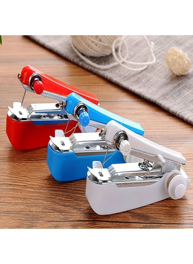 Portable Handheld Manual Sewing Machine Random Color 1pc Adjustable Tension Compact For Quick Repairs Travel DIY Projects - Image 3