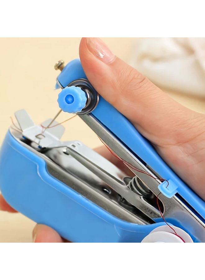 Portable Handheld Manual Sewing Machine Random Color 1pc Adjustable Tension Compact For Quick Repairs Travel DIY Projects - Image 5