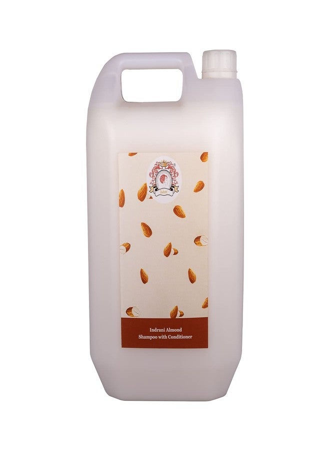 Indrani Cosmetics Almond Shampoo With Conditioner, 5 L - Image 1