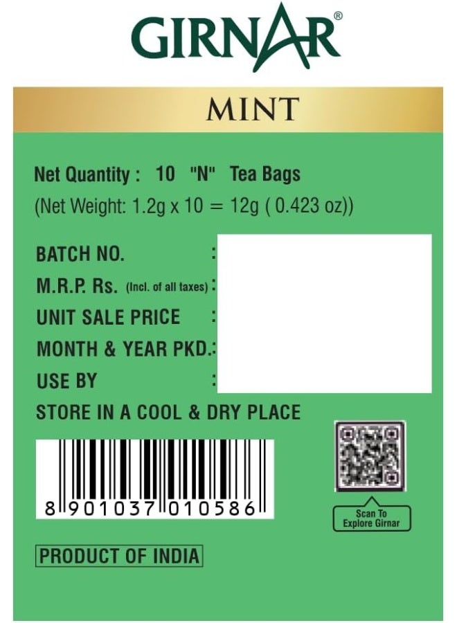 Girnar شاي جيرنار الأخضر بالنعناع - Image 2
