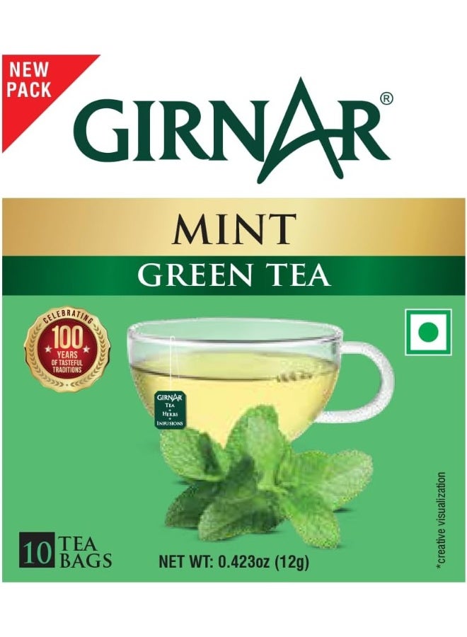 Girnar شاي جيرنار الأخضر بالنعناع - Image 5