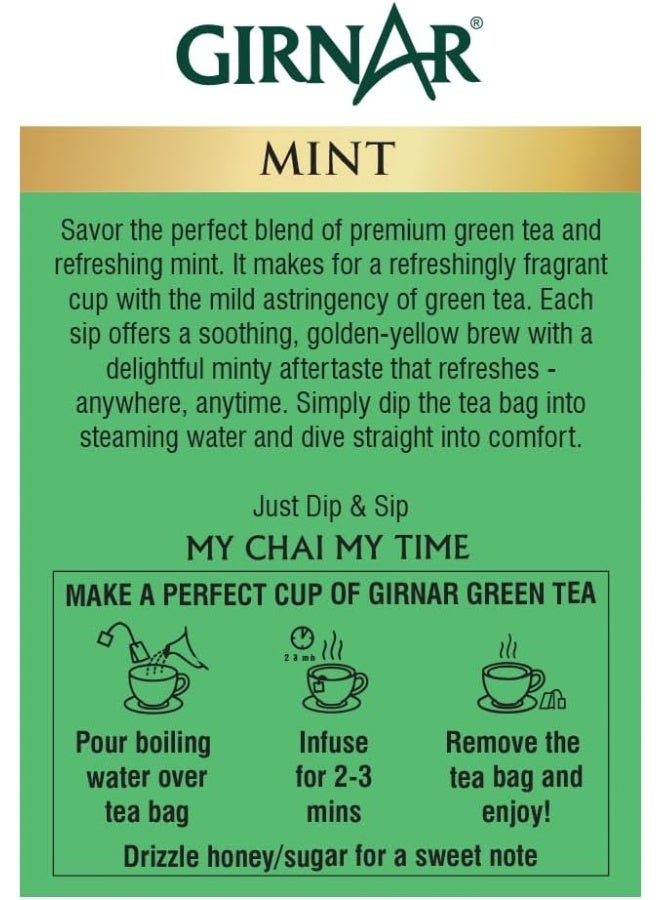 Girnar شاي جيرنار الأخضر بالنعناع - Image 3