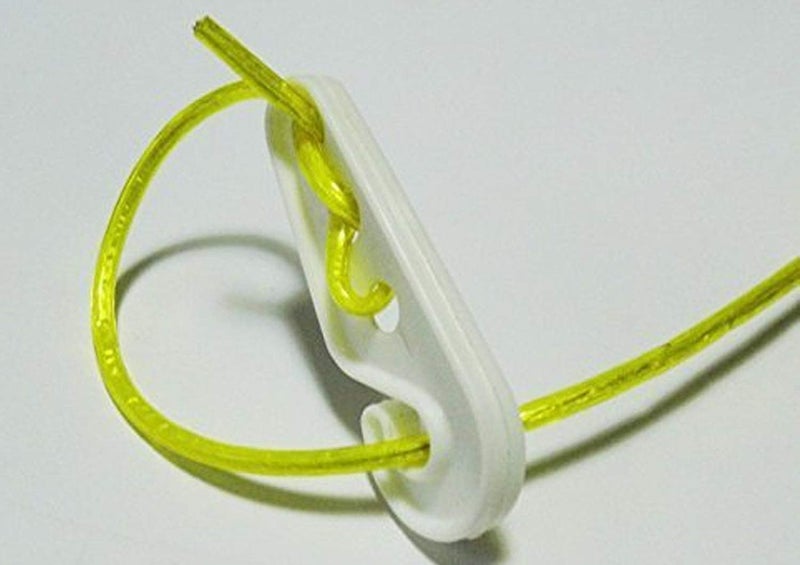 MobFest 20 Meter PVC Coated Steel Wire Rope Washing Line AntiRust Clothesline with 2 Plastic Hooks Multi Color Pack of 2 - Image 3