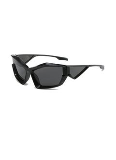 Trendy Wrap Around Fashion Sunglasses for Men Women, Cool Sport Y2K Sunglasses Future Style Glasses