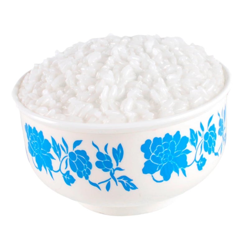 HANABASS Blue Porcelain Simulation Cooked Rice Bowl Decorative Model For Photography Props - Image 2