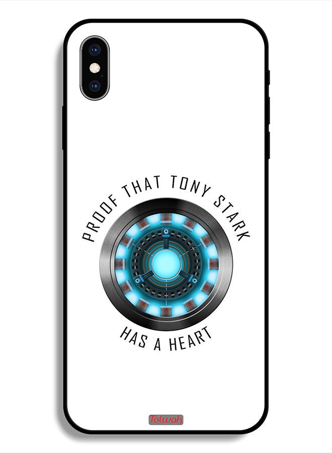 Tolwak Protective Case For Apple iPhone X Proof That Tony Stark Has A Heart - Image 1