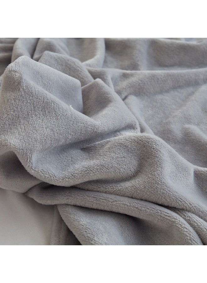 ShinyFlower Milk Velvet Blanket 300GSM Ultra Soft Lightweight for Bed Sofa Couch  220x240cm  - Image 3