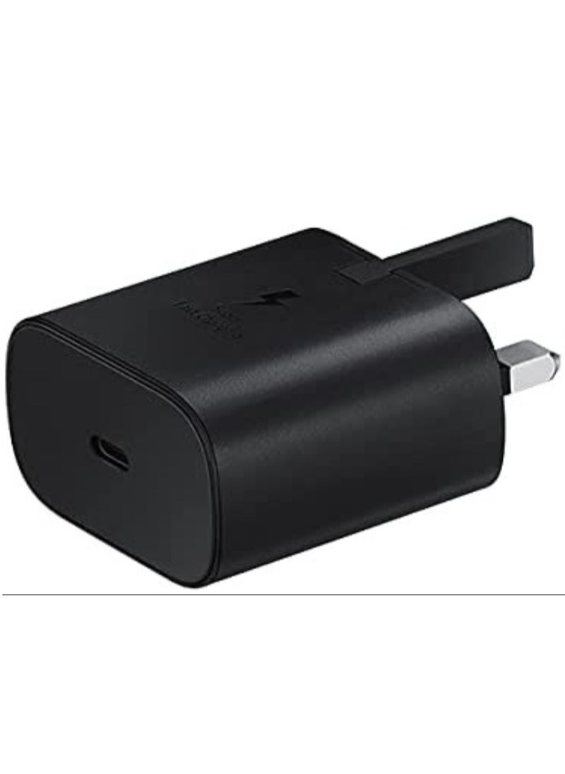 ELTRAZONE - compatible Samsung 45W USB Type C UK Travel Adaptor with Cable, EP-TA845XBEGGB, BlackSamsung Original 45W Fast Charging USB-C Mobile Phone Mains Plug/Wall Charger, Genuine Samsung Charger Samsung UK - Image 1