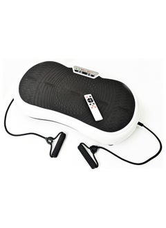 Vibration Power Plates, Vibration Plate Machine, Supports Bluetooth & USB Connect, 2 Resistance Bands, Vibration Fitness Trainer for Weight Loss & Body Toning, 300lb Max Load.