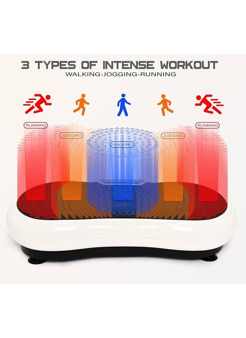 DubaiGallery - Vibration Power Plates, Vibration Plate Machine, Supports Bluetooth & USB Connect, 2 Resistance Bands, Vibration Fitness Trainer for Weight Loss & Body Toning, 300lb Max Load. - Image 1