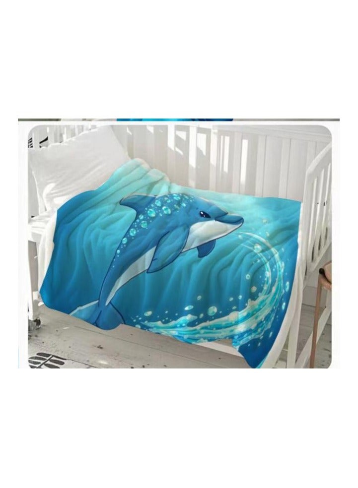 general Children's or student cartoon flannel thin blanket (warm and comfortable, suitable for sleep, games) 100cm*150cm - 896 - Image 3