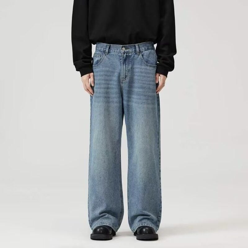 Unisex Casual Daily Denim Jeans - Image 2