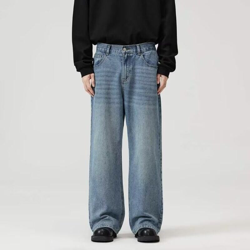 Unisex Casual Daily Denim Jeans - Image 1